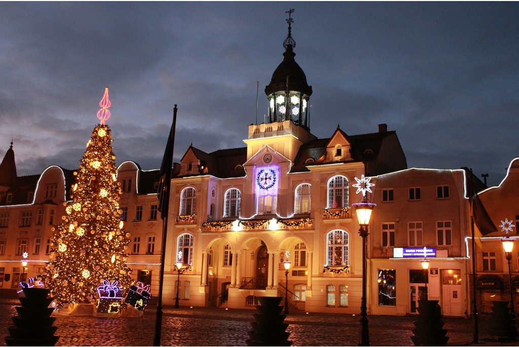 Iluminacje świetlne w Wejherowie-centrum