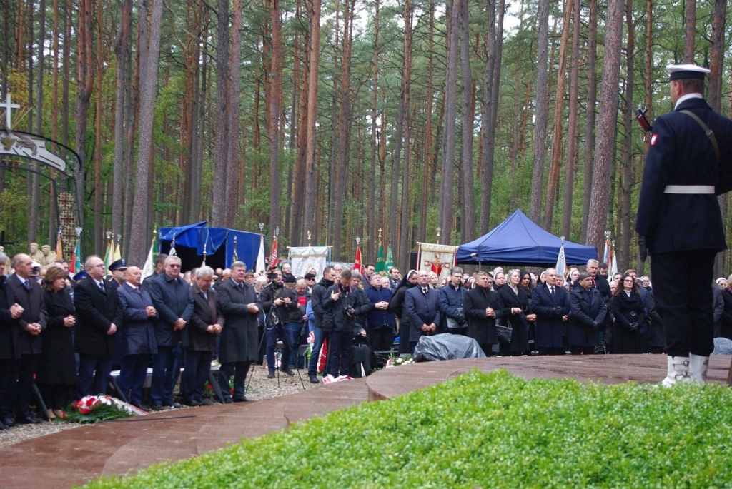 Uroczystość patriotyczna w Piaśnicy