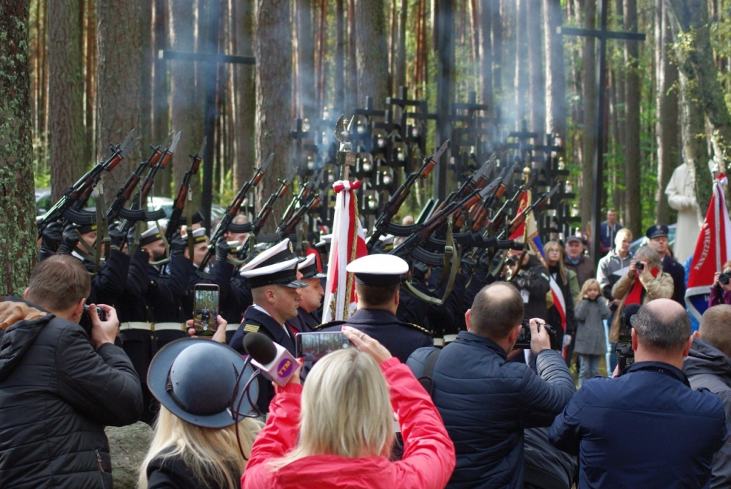 Uroczystość patriotyczna w Piaśnicy