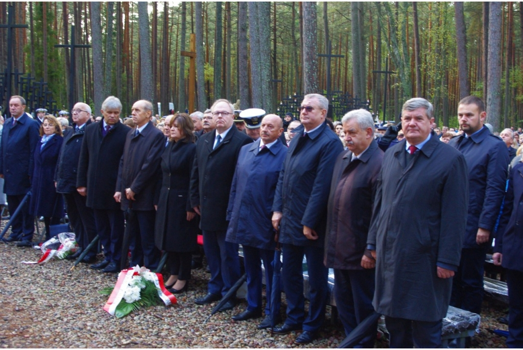 Uroczystość patriotyczna w Piaśnicy