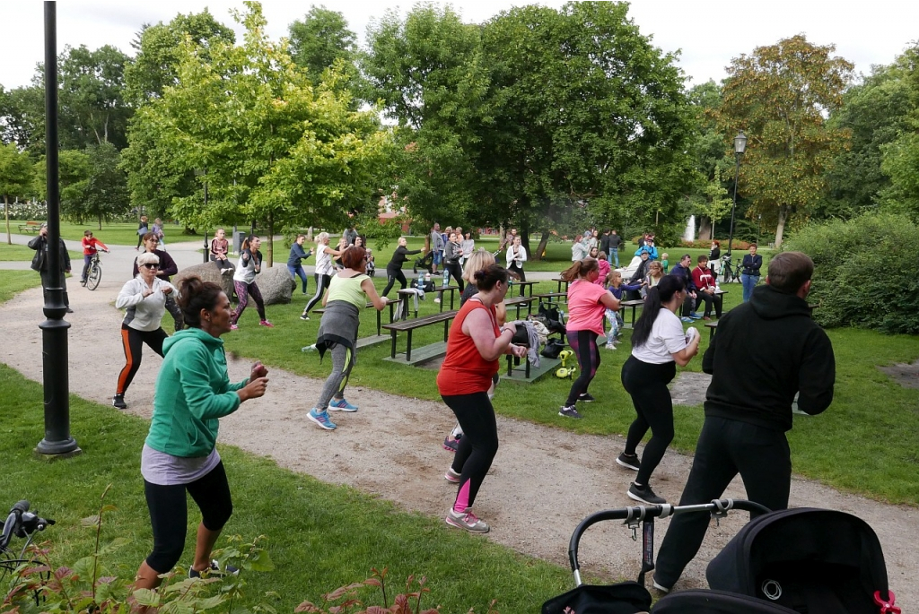 Zumba w Parku Miejskim