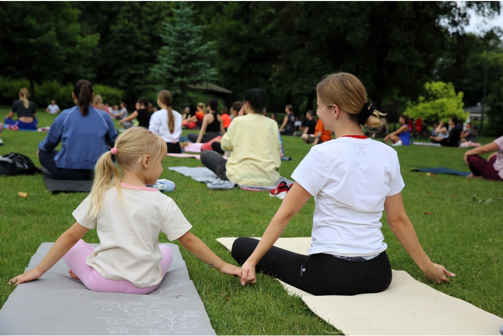 Joga w parku