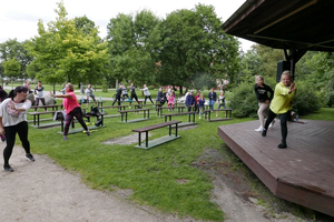 Zumba w Parku Miejskim