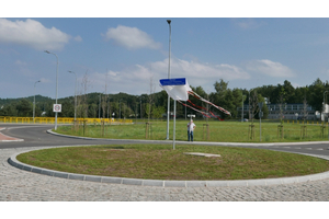 Odsłonięcie nazwy nowego ronda na Śmiechowie