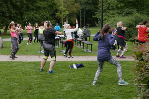 Zumba w Parku Miejskim