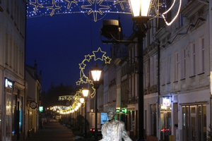 Iluminacje świetlne w Wejherowie-centrum