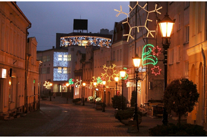 Iluminacje świetlne w Wejherowie-centrum