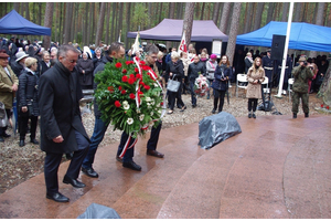 Uroczystość patriotyczna w Piaśnicy