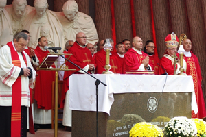 Uroczystość patriotyczna w Piaśnicy