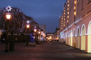 Iluminacje świetlne w Wejherowie-centrum