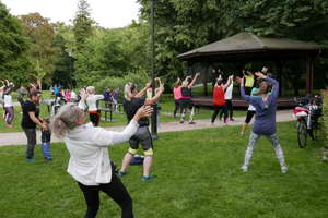 Zumba w Parku Miejskim
