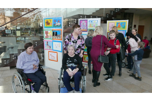 Wystawa prac osób niepełnosprawnych