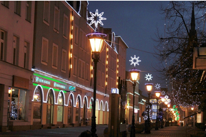 Iluminacje świetlne w Wejherowie-centrum
