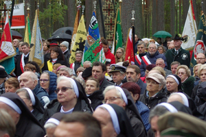 Uroczystość patriotyczna w Piaśnicy