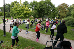 Zumba w Parku Miejskim