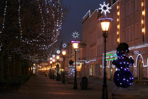 Iluminacje świetlne w Wejherowie-centrum