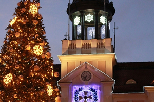 Iluminacje świetlne w Wejherowie-centrum