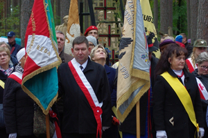 Uroczystość patriotyczna w Piaśnicy