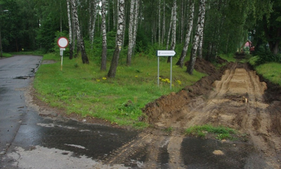 Budowa Turystycznego Szlaku Północnych Kaszub w Wejherowie - 06.07.2012