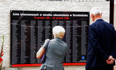 Zjazd Strzebielinkowców - odsłonięcie tablicy pamiątkowej - 17.08.2014