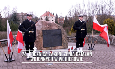 74. rocznica zakończenia działań wojennych w Wejherowie