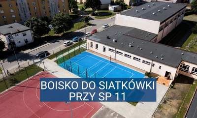 Boisko do piłki siatkowej przy SP11