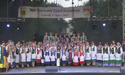 XIII Światowy Zjazd Kaszubów w Lęborku - wyjazd z Wejherowa -24.07.2011