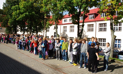 Ćwiczebna ewakuacja w Zespole Szkół nr 2 - 26.09.2013