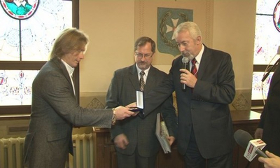 Medal Róży dla Gryfa Wejherowo.