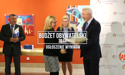 Ogłoszenie wyników Budżetu Obywatelskiego 2017 w Wejherowie