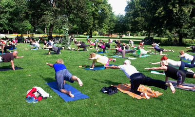 Joga w Parku Miejskim