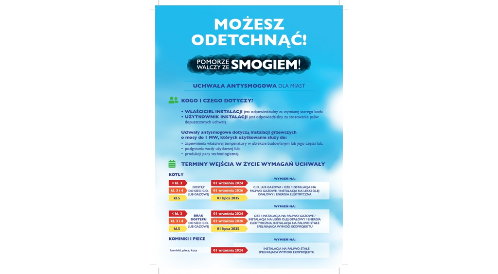Do 1 września 2026 r. wymień stary piec 