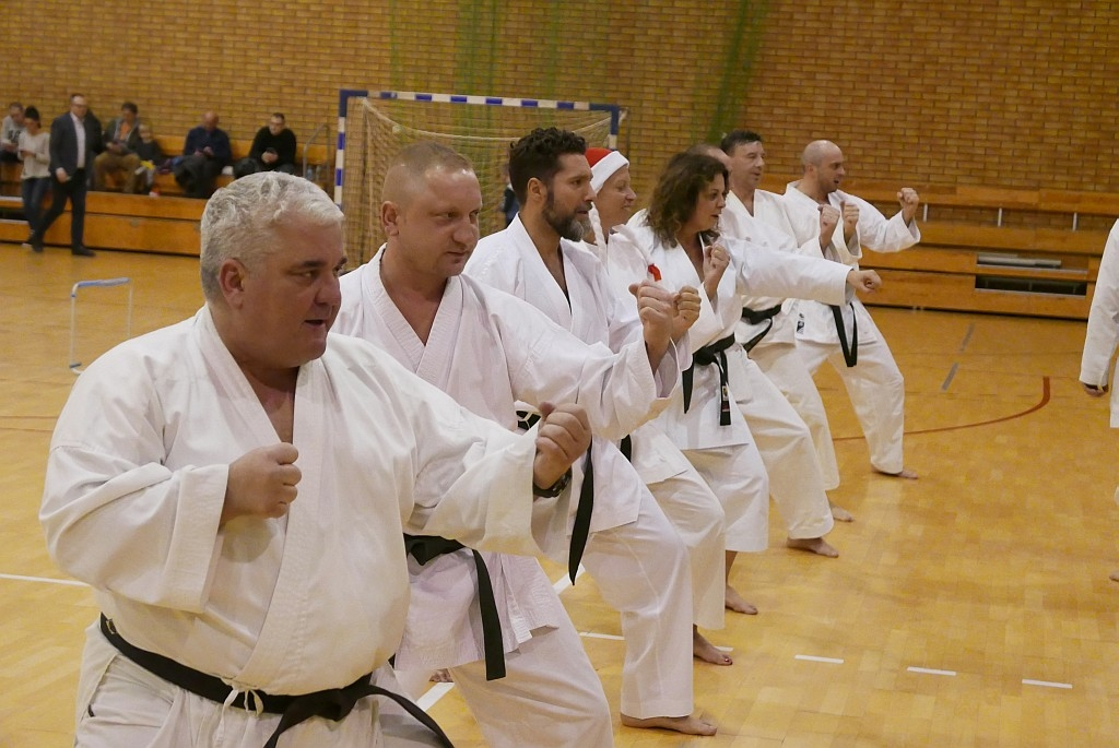 Trening karate shotokan z Mikołajem