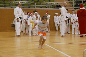 Trening karate shotokan z Mikołajem