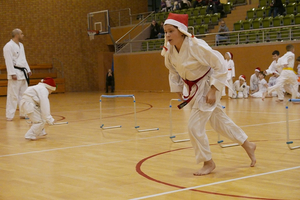 Trening karate shotokan z Mikołajem