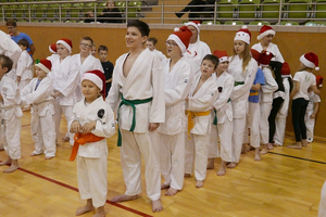 Trening karate shotokan z Mikołajem