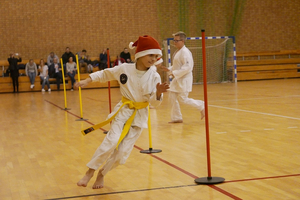 Trening karate shotokan z Mikołajem