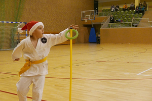 Trening karate shotokan z Mikołajem