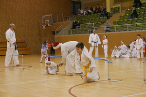 Trening karate shotokan z Mikołajem