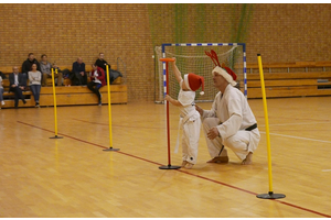 Trening karate shotokan z Mikołajem