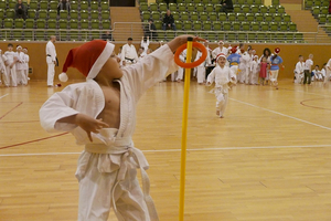 Trening karate shotokan z Mikołajem