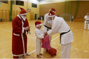 Trening karate shotokan z Mikołajem