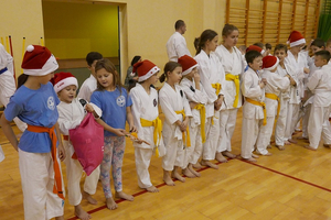 Trening karate shotokan z Mikołajem