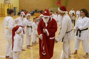 Trening karate shotokan z Mikołajem