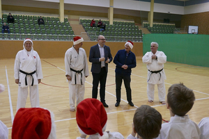 Trening karate shotokan z Mikołajem