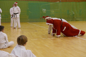 Trening karate shotokan z Mikołajem