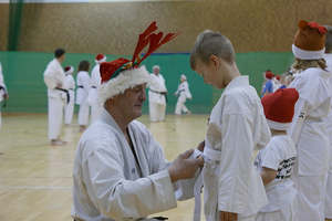 Trening karate shotokan z Mikołajem