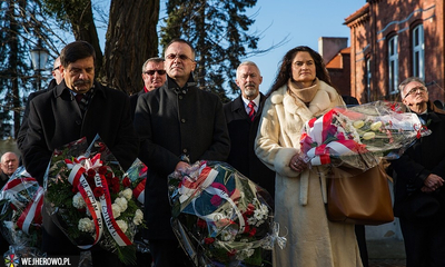 Wejherowianie upamiętnili prezydenta RP śp. Lecha Kaczyńskiego - 08.02.2014