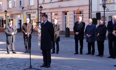 Wystawa historyczna - wizyta wicemarszałka Marka Kuchcińskiego w Wejherowie - 20.04.2013