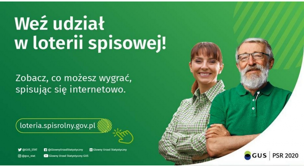 20 laptopów do wygrania w Loterii Powszechnego Spisu Rolnego 2020